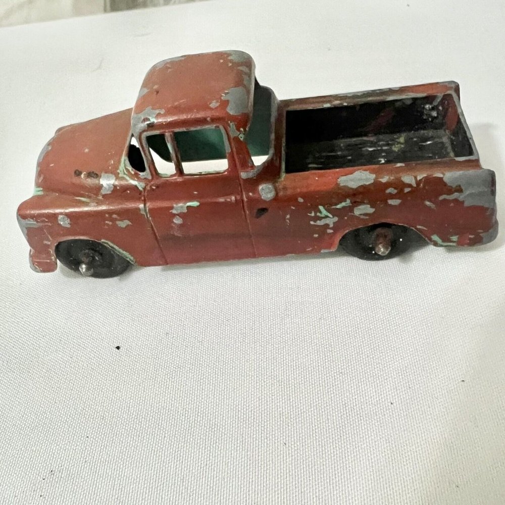 TOOTSIE TOY - CHEVY CAMEO CARRIER - RED - MADE USA - VINTAGE DIECAST🔥